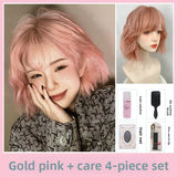 Load image into Gallery viewer, Dark Tea Curly Bob Wig