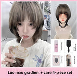 Load image into Gallery viewer, Siamese Cat Gradual Change Short Wig