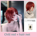 Load image into Gallery viewer, Chili Red Short Cosplay Wig