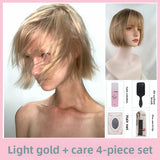 Load image into Gallery viewer, Light Gold Bob Wig