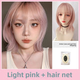 Load image into Gallery viewer, Light Pink Short Wig