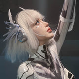Load image into Gallery viewer, Cyberpunk mechanical wig female short hair cos universal full head cover, two-dimensional diffuse Y2K whole wig