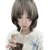 Load image into Gallery viewer, Siamese Cat Gradual Change Short Wig