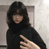 Load image into Gallery viewer, Korean wool egg curly hair autumn and winter wig retro headgear bangs age reduction texture fluffy natural simulation short hair