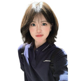 Load image into Gallery viewer, Komatsuna Japanese wig female short hair full head cover textured ironing French air bangs curly hair age-reducing hairstyle