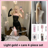 Load image into Gallery viewer, Super long medium wig blond Mori long straight hair girl group JK Hong Kong style full head wig