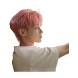 Load image into Gallery viewer, Wig men's short hair differential broken cover men's Korean version handsome rubber powder cos boys fluffy daily full head cover