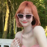 Load image into Gallery viewer, Short hair wig female Japanese hairstyle gradual change pink lolita girl Bobo head round face simulation wig cover summer
