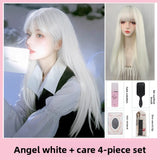Load image into Gallery viewer, Angel White Long Cosplay Wig