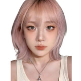 Load image into Gallery viewer, Light Pink Short Wig
