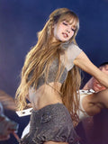 Load image into Gallery viewer, Wig comic female long straight hair Lisa same beige natural Lolita simulation human JK realistic full headgear female