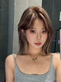 Load image into Gallery viewer, Wig, American Gao Asian Spice Girl, warping, age-reducing short hair, highlighting and dyeing, daily repairing Bobo head, breathable whole head cover