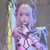 Load image into Gallery viewer, Cyberpunk mechanical wig female short hair cos universal full head cover, two-dimensional diffuse Y2K whole wig