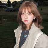 Load image into Gallery viewer, Autumn Leaf Brown Short Cosplay Wig