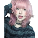Load image into Gallery viewer, Fog Rose Powder Wolf Cut Mullet Wig