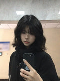 Load image into Gallery viewer, Korean wool egg curly hair autumn and winter wig retro headgear bangs age reduction texture fluffy natural simulation short hair