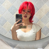 Load image into Gallery viewer, Flaming Red Short Cosplay Wig