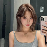 Load image into Gallery viewer, Wig, American Gao Asian Spice Girl, warping, age-reducing short hair, highlighting and dyeing, daily repairing Bobo head, breathable whole head cover