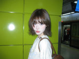 Load image into Gallery viewer, [Seoul Oni] Wig female Korean eversion curl wendy same short hair daily age reduction full headgear