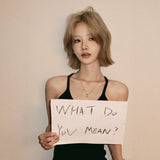 Load image into Gallery viewer, Summer Korean new wig female linen gray medium short hair Lolita Internet celebrity temperament full headgear