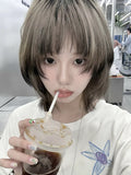 Load image into Gallery viewer, Siamese Cat Gradual Change Short Wig