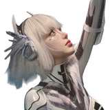 Load image into Gallery viewer, Cyberpunk mechanical wig female short hair cos universal full head cover, two-dimensional diffuse Y2K whole wig