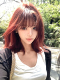 Load image into Gallery viewer, Mermaid Red Short Cosplay Wig