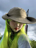 Load image into Gallery viewer, Fluorescent green medium wig female long hair full hood cool handsome y2k long straight hair lolita color jk