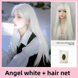 Load image into Gallery viewer, Angel White Long Cosplay Wig