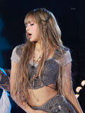 Load image into Gallery viewer, Wig comic female long straight hair Lisa same beige natural Lolita simulation human JK realistic full headgear female