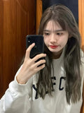 Load image into Gallery viewer, Wig female long hair natural lifelike long micro curly hair gray air bangs new hair cover Internet celebrity medium long hair