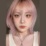 Load image into Gallery viewer, Light Pink Short Wig