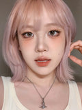 Load image into Gallery viewer, Light Pink Short Wig