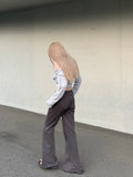 Load image into Gallery viewer, Brown wig female long straight hair versatile Korean fluffy natural long straight hair daily face trimming jk full head wig