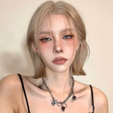 Load image into Gallery viewer, Xiaoyuan Exclusive - [Don't Eat Durian] Wig Women's Small Lace Short Hair One-size-fits-all Daily Full Headgear