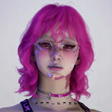 Load image into Gallery viewer, Dragon fruit hair color wig female full head cover Yabi medium long hair full head cover female y2k hottie wool roll egg roll head