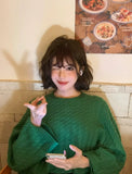 Load image into Gallery viewer, Ishihara Satomi same wig women's short hair wool curls fluffy age-reducing lolita short curly hair cute jk full headgear