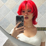 Load image into Gallery viewer, Flaming Red Short Cosplay Wig