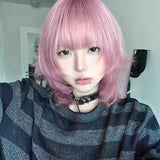 Load image into Gallery viewer, Fog Rose Powder Wolf Cut Mullet Wig