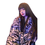 Load image into Gallery viewer, Internet celebrity wig long straight hair Lolita Lolita Japanese princess cut soft sister black long hair full headgear