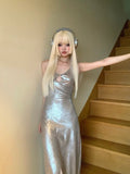 Load image into Gallery viewer, Princess cut wig long hair full headgear halloween cosplay long straight hair lolita daily wig cover