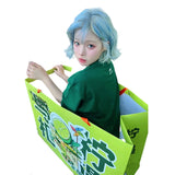 Load image into Gallery viewer, Korean cute short hair wig female full headgear Internet celebrity blue air bangs curly hair age-reducing hairstyle Japanese JK
