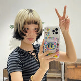 Load image into Gallery viewer, Siamese cat subculture personality platinum gradual change black male hair short hair feeling daily neutral wolf tail wig Y2 whole top