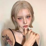 Load image into Gallery viewer, Xiaoyuan Exclusive - [Don't Eat Durian] Wig Women's Small Lace Short Hair One-size-fits-all Daily Full Headgear