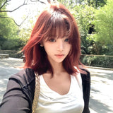 Load image into Gallery viewer, Mermaid Red Short Cosplay Wig