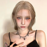 Load image into Gallery viewer, Xiaoyuan Exclusive - [Don't Eat Durian] Wig Women's Small Lace Short Hair One-size-fits-all Daily Full Headgear