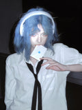 Load image into Gallery viewer, Wig female wool curl pink blue lolita daily simulation short hair halloween Internet celebrity full head curl