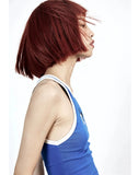 Load image into Gallery viewer, Mermaid Red Straight Bob Wig