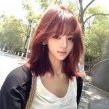 Load image into Gallery viewer, Mermaid Red Short Cosplay Wig