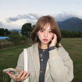 Load image into Gallery viewer, Autumn Leaf Brown Short Cosplay Wig